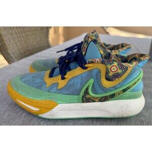 NIKE KYRIE 8 GO SE (GS) Baltic Blue/Multi-color Kids Size 5.5Y Sneakers Shoes